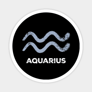 Aquarius Zodiac Sign Magnet